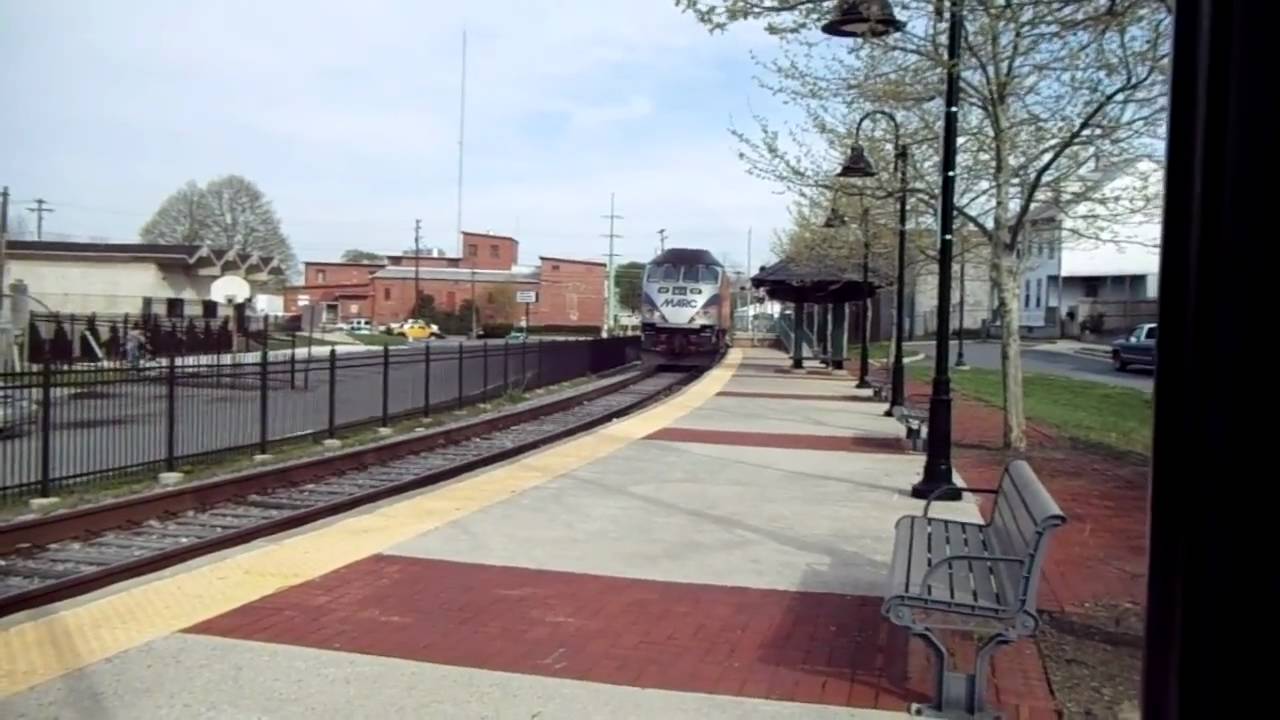 MARC Train Departing Frederick MD