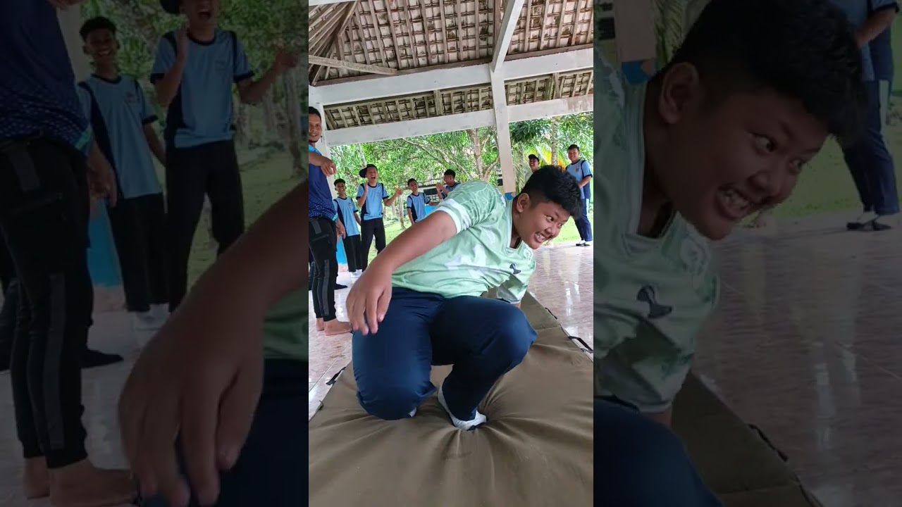 Belajar senam lantai