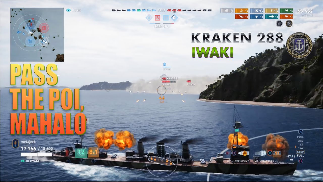 Mookalakaheeki Iwaki Kraken 288 | World of Warships: Legends