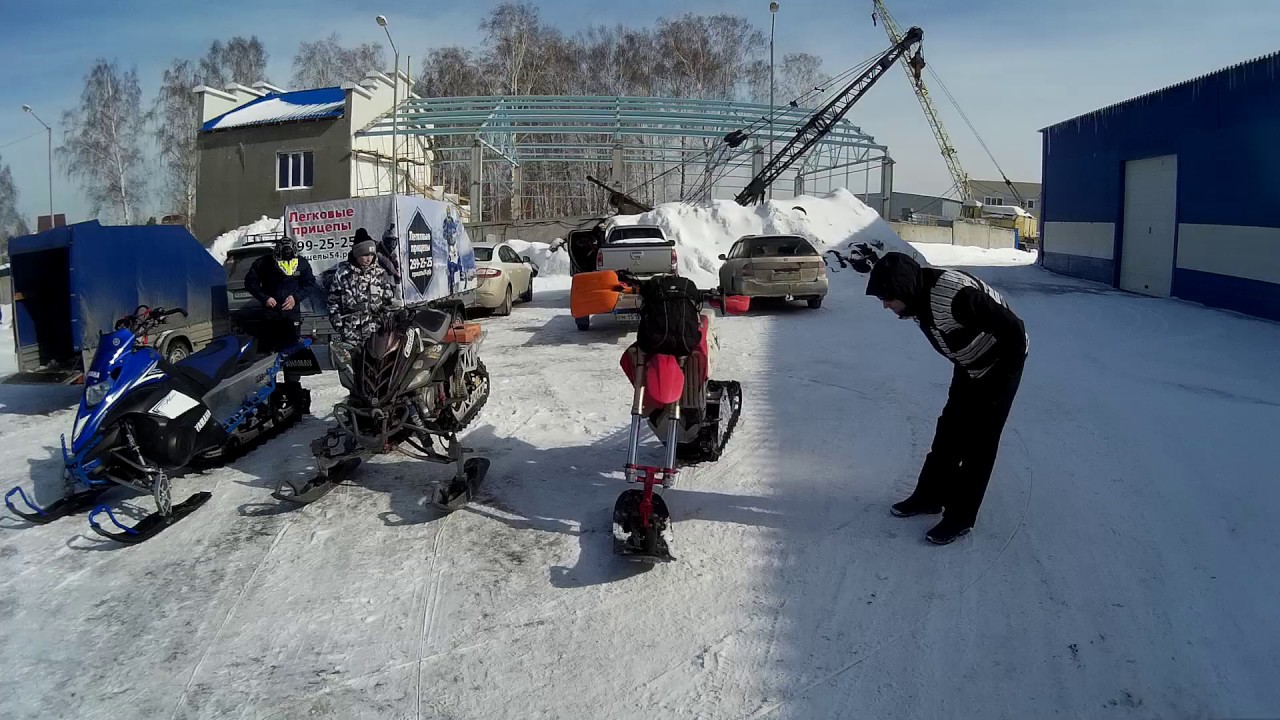 полноценный тест CRF450X с облегченой гусеницей часть 1