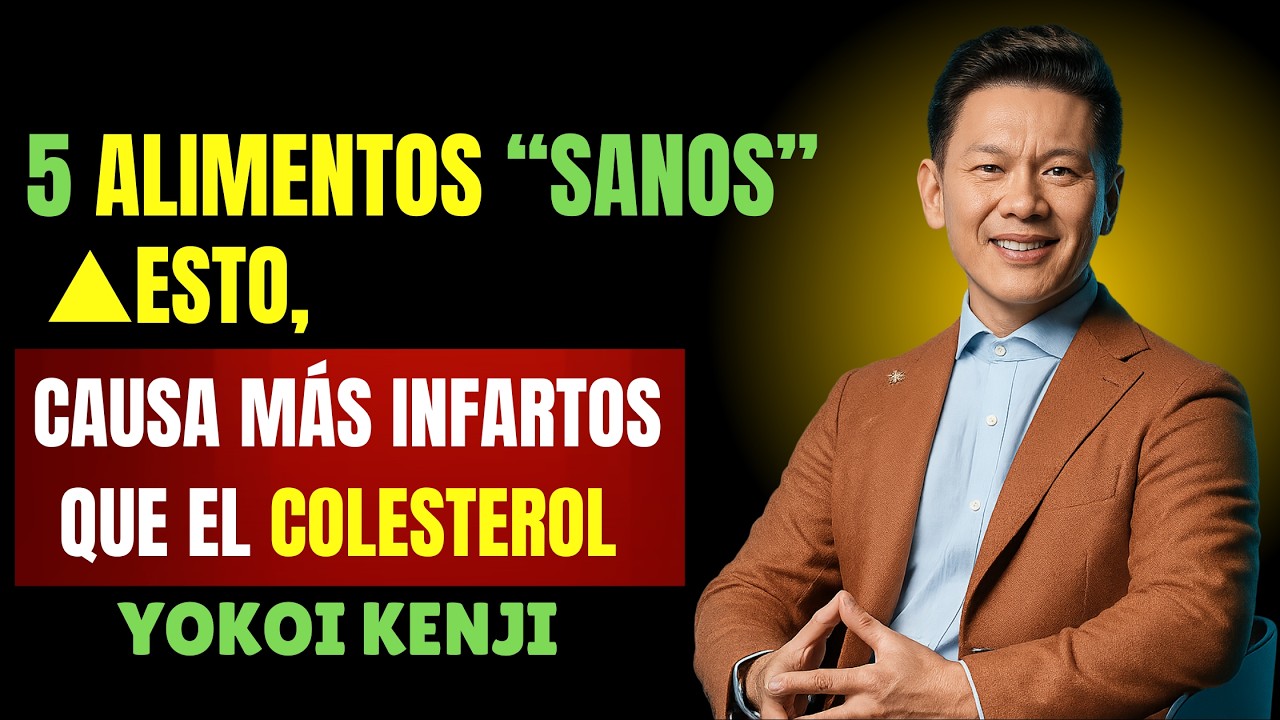 5 Alimentos “Sanos” que están DESTRUYENDO tu Corazón, No es el Colesterol ⚠️Yokoi Kenji