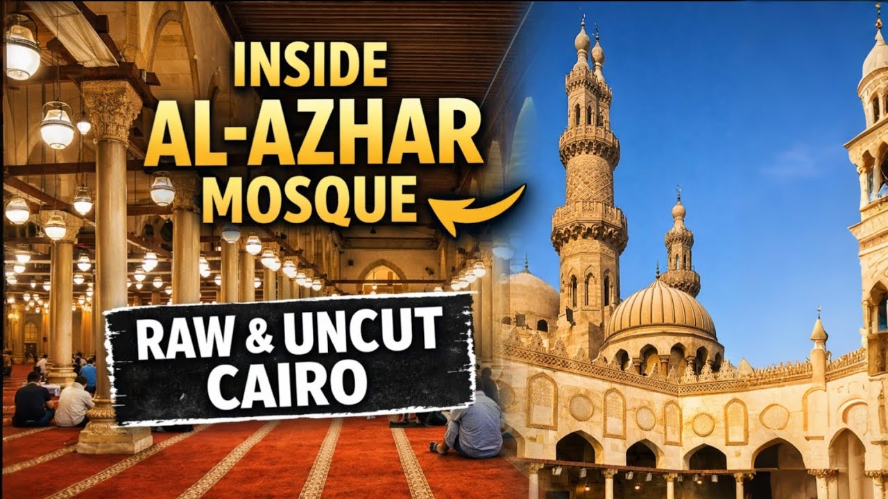 Inside Al-Azhar Mosque, Cairo | Raw & Uncut Walking Tour 