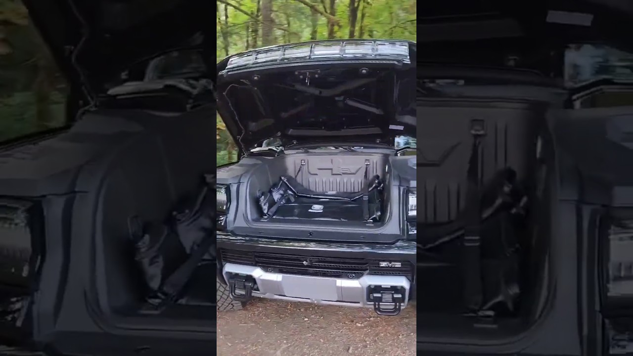 GMC #Hummer EV frunk #Hummerev #gmc #ev #shortscreator #automotive #suv #gmtrucks #gmchummer #frunk