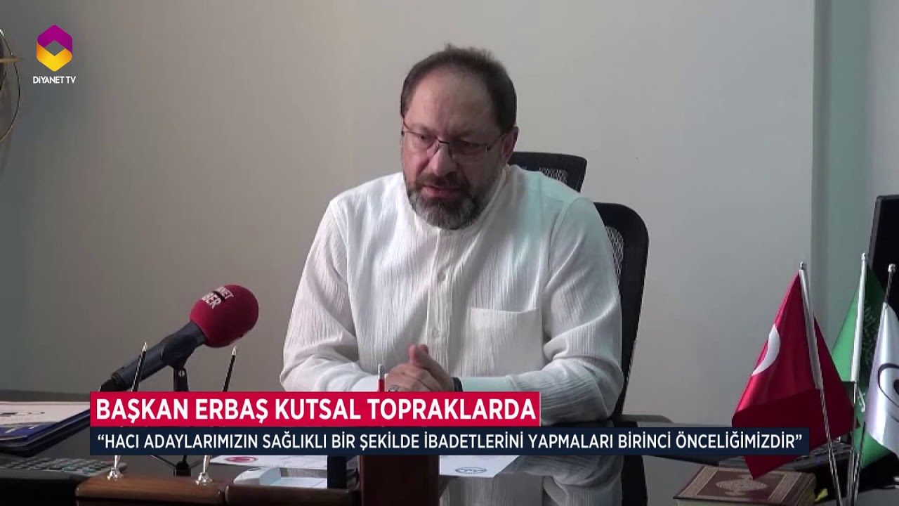 Diyanet İşleri Başkanı Prof.Dr. Ali Erbaş Kutsal Topraklarda