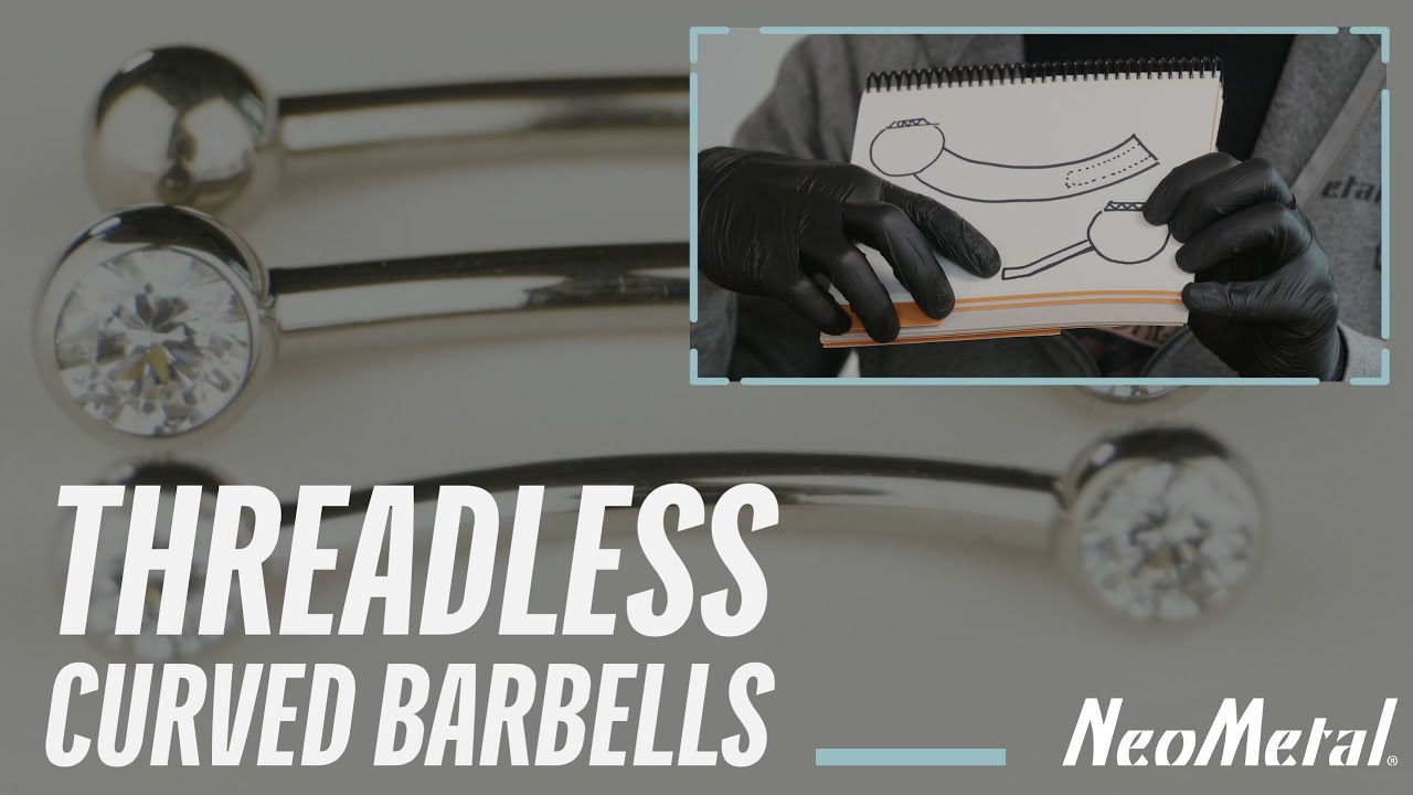 Curved Threadless Body Jewelry