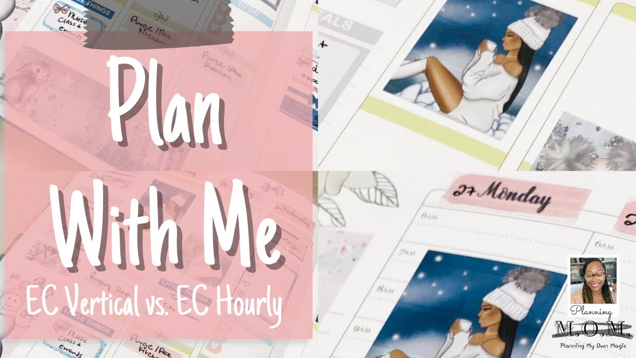 Plan With Me | Last Week of 2021! | EC Softbound Vertical AND Hourly