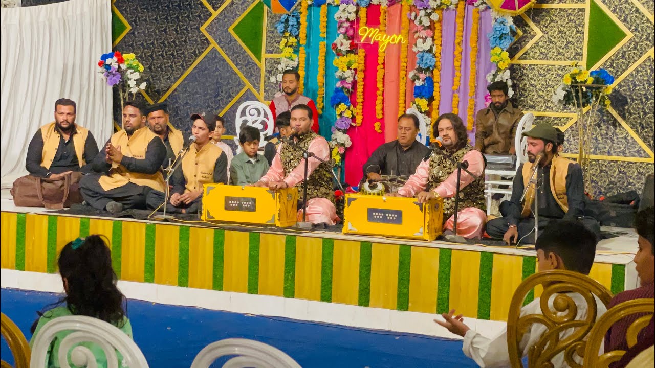 Allah hu Allah hu || Ahsan Ali Aslam Sabri Qawwal || Qawwali Night Mehndi Events || #AllahHuAllahHu 