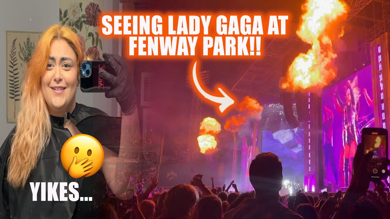 SEEING LADY GAGA LIVE AT FENWAY PARK! 🎉  & COLORING MY ENTIRE HEAD PURPLE 😳