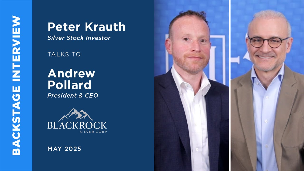 Andrew Pollard of Blackrock Silver Corp. talks to Peter Krauth at the May Metals Investor Forum
