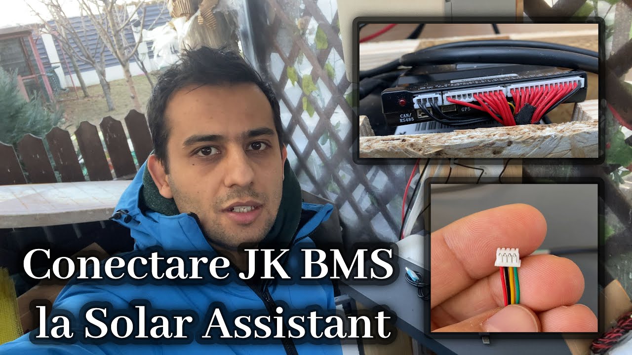 Monitorizare JK BMS prin conectare la Solar Assistant