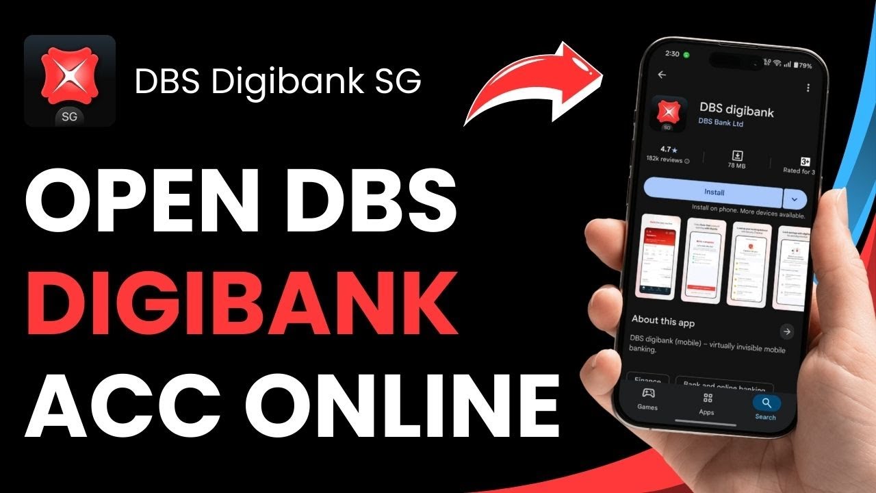 How to Open DBS Bank Account Online Singapore !