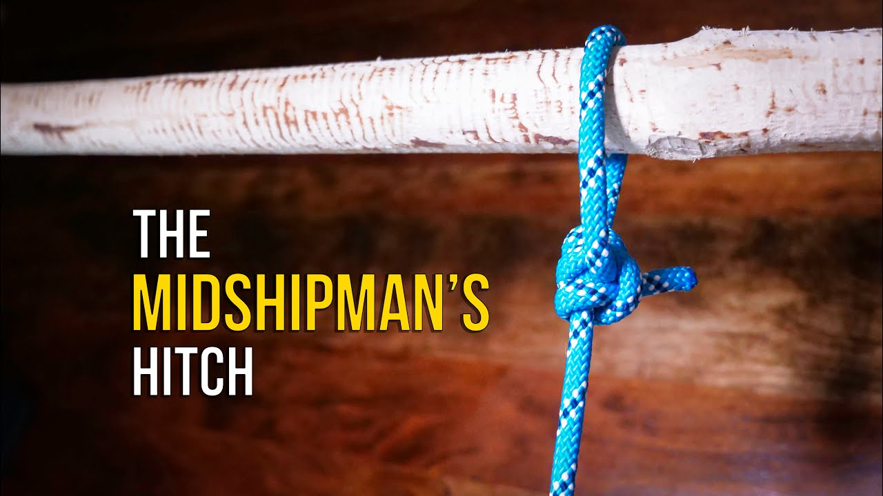 How to Tie the Midshipman's hitch IN 60 SECONDS!! | How to Tie a Hitch Knot