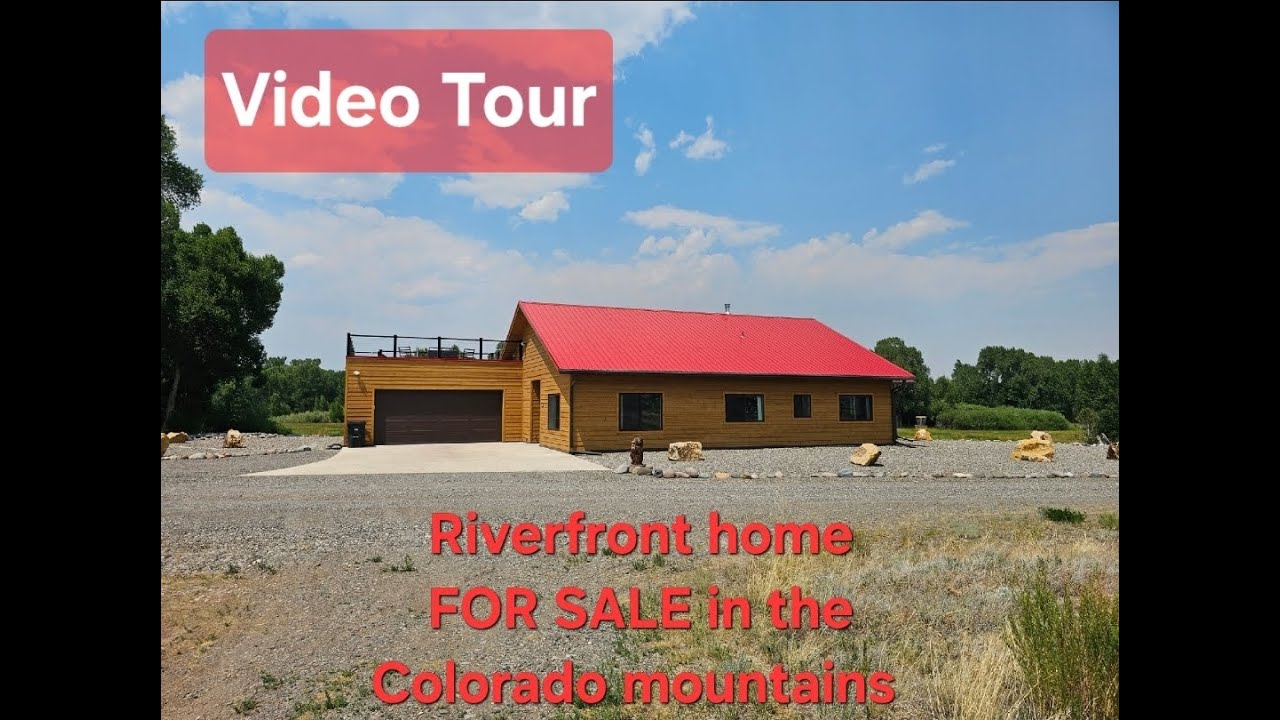 Colorado home for sale on the Rio Grande River near South Fork.  Ski, snowboard, fly fishing, golf