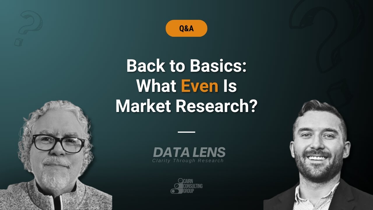 Back to Basics: What Even Is Market Research?