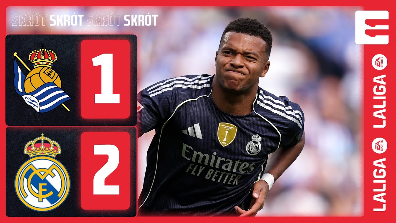 WIELKA KONTROWERSJA, KOSMICZNY KYLIAN MBAPPE, REAL SIĘ RATUJE | SKRÓT REAL SOCIEDAD - REAL MADRYT