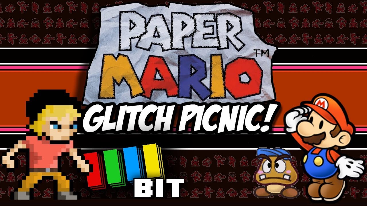 Paper Mario Glitch Picnic - FEAT. TetraBitGaming |  MikeyTaylorGaming