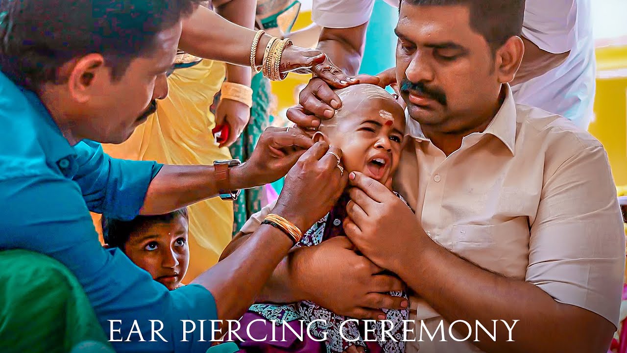 Ear Piercing Ceremony | Candid Cinematic Video | Charithran Vaseegaran | 4k Final