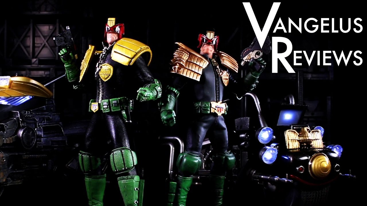 The Comparison - Dredd & Lawmasters (Mezco & ThreeA) - Vangelus Review 372