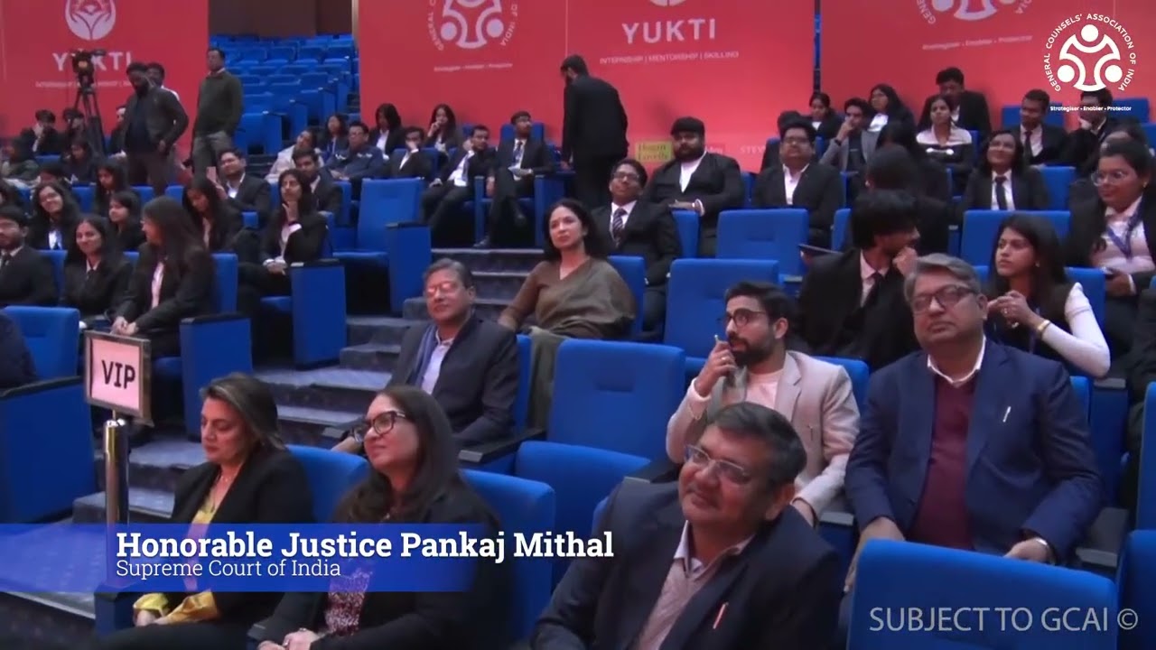 YUKTI 2026 Convocation : Honorable Justice Pankaj Mithal, Supreme Court of India, Guest of Honor