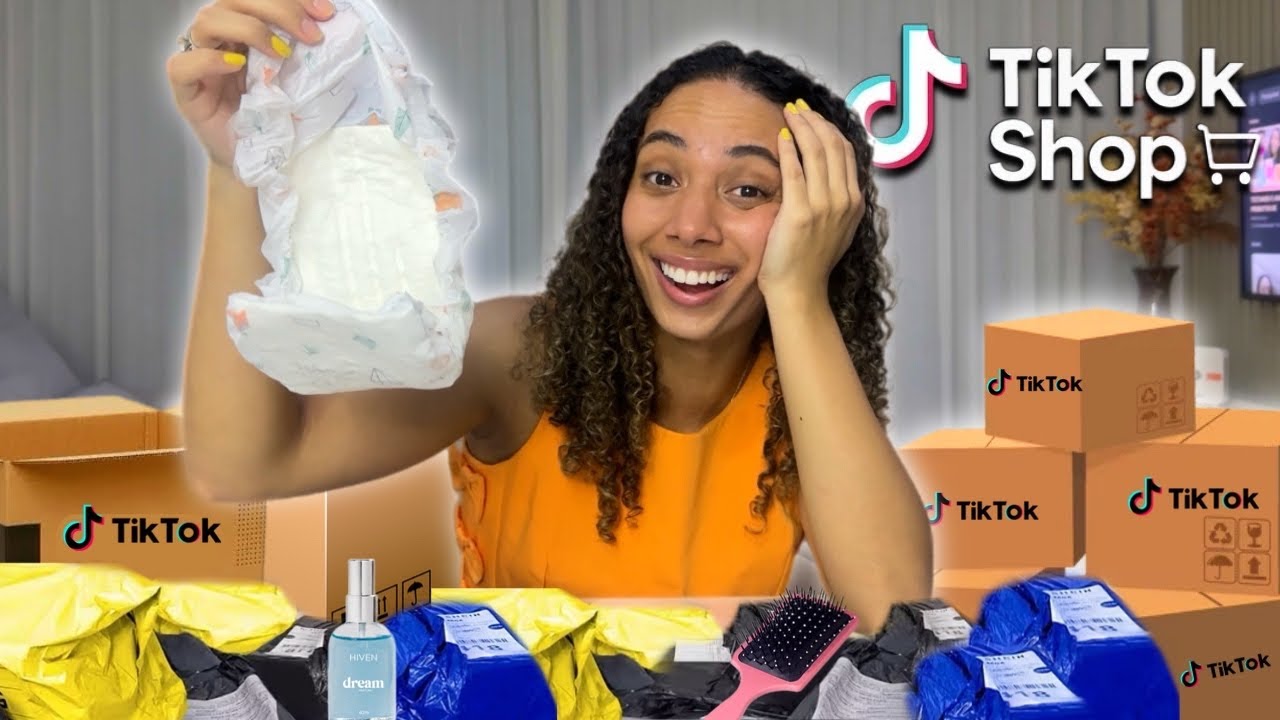 ABRINDO E AVALIANDO TUDO QUE COMPREI NO TIKTOK SHOP!!