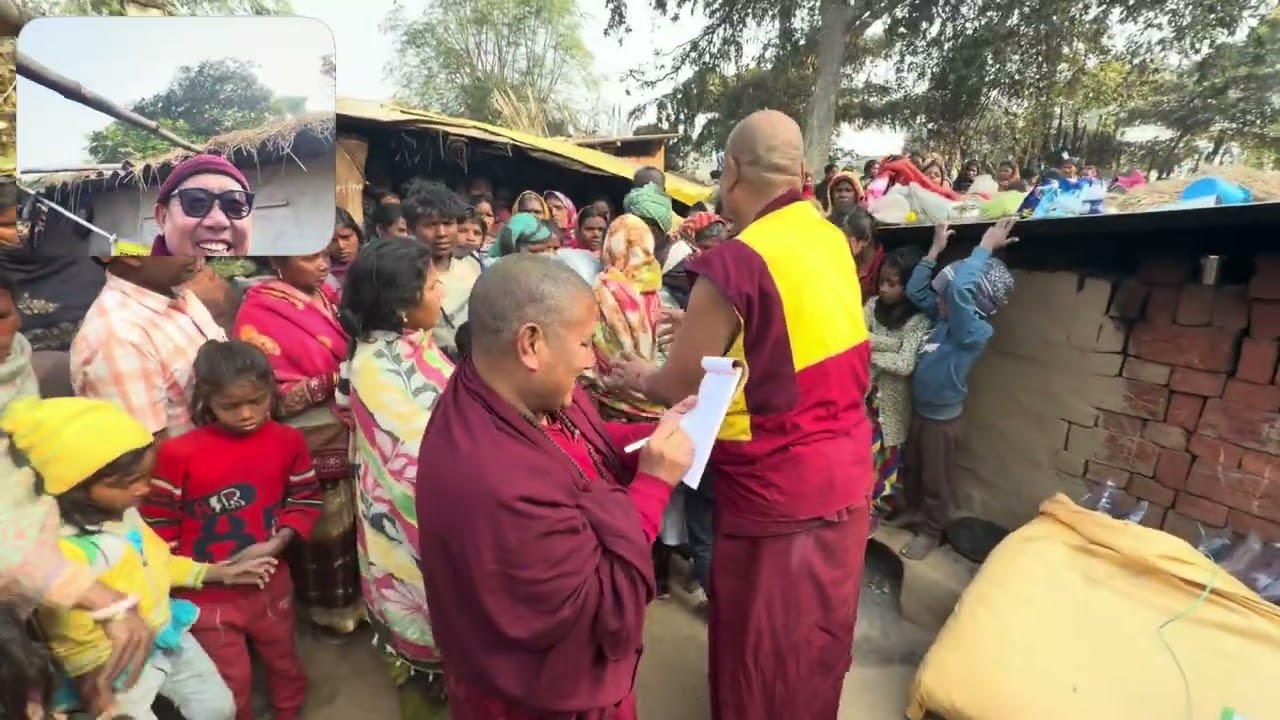བྱམས་བརྩེ་ལོའི་སྦྱིན་པ་་གཏོང་བའི་བརྙན་ཐུང།