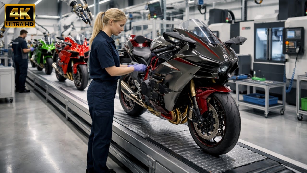 Inside the Yamaha R1 Factory – (Full Process) How Million-Dollar Track Bikes Are Made