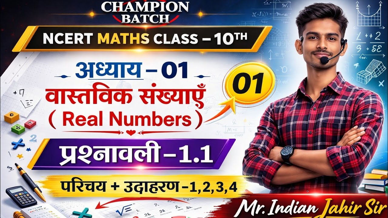 L - 01 vastvik sankhyayen class 10th maths | Class 10th maths chapter 1 #ncertsolutions 