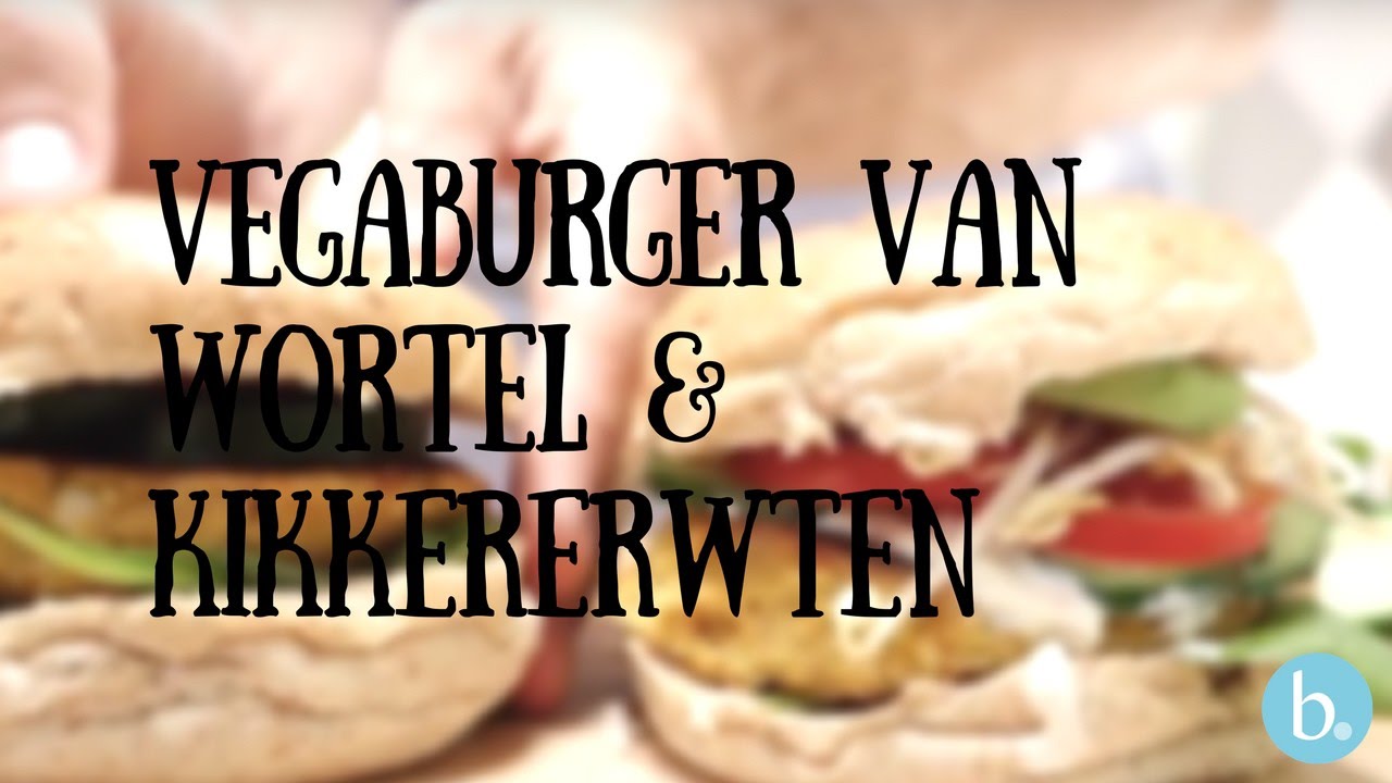Vegaburger recept - kikkererwten en wortel