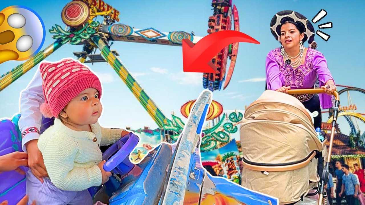 Mi hija descubre el divertido mundo de los parque de diversión por primera vez