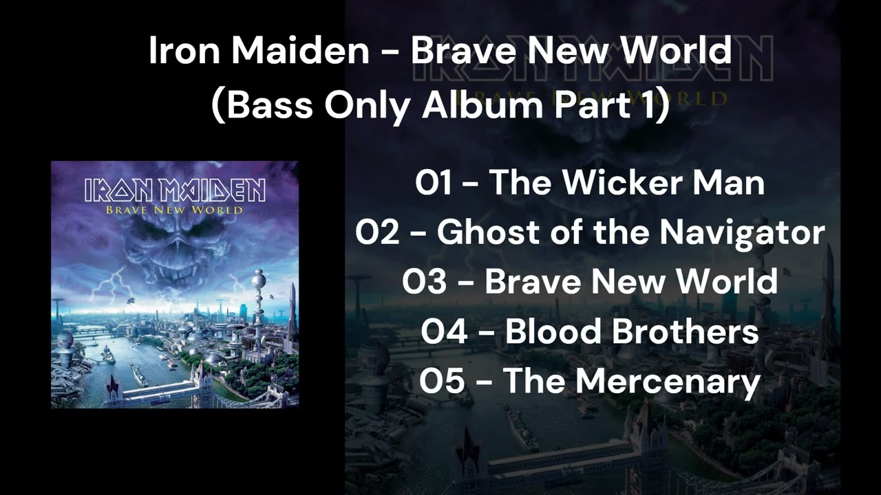 Iron Maiden - Brave New World (Bass Only Album Part 1)