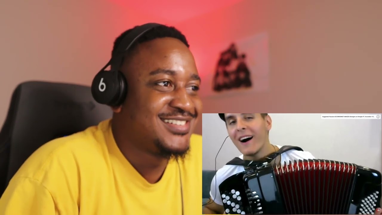 Russian ACCORDIONIST AMAZES Strangers on Omegle #8 | Accordion + Beatbox Reaction