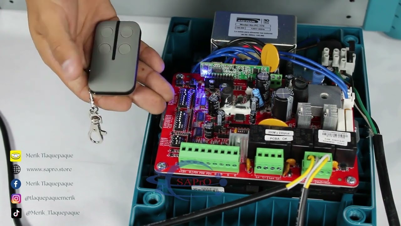 Como programar un control GENERICO en unos pistones MERIK POWER 230 ORIGINALES