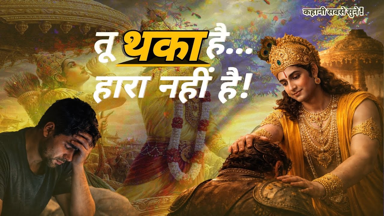 “भगवद गीता में श्री कृष्ण का अर्जुन को संदेश | जब तुम हार मानने लगो”