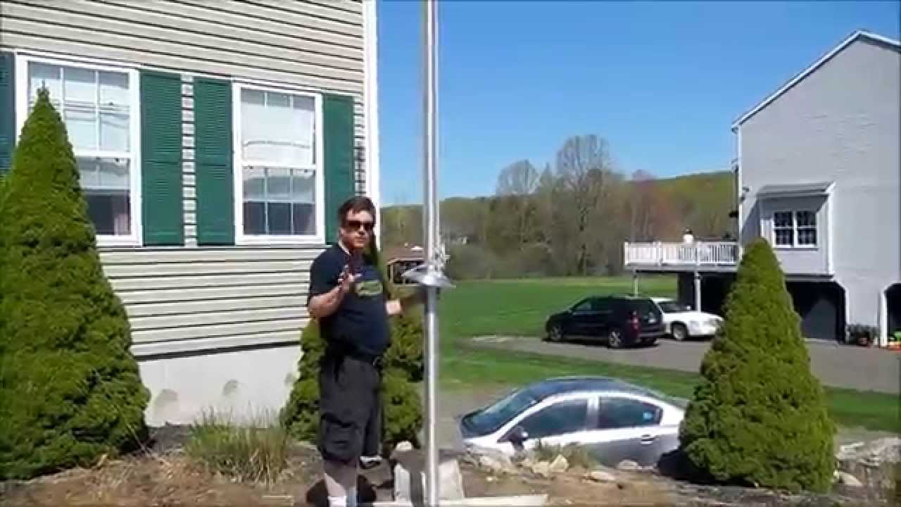 THE FLAG POLE INSTALLATION MAY 2014