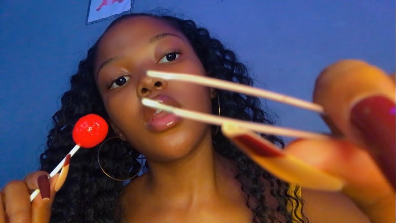 ASMR Toxic Friend Plucks Your Facial Hair & Lashes | Mouth Sounds #asmr