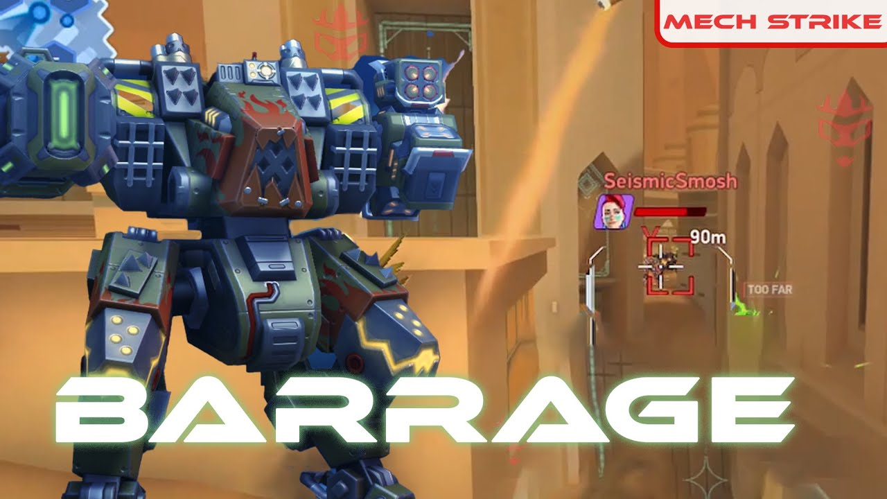 Gatecrasher and Barrage | Mech Arena