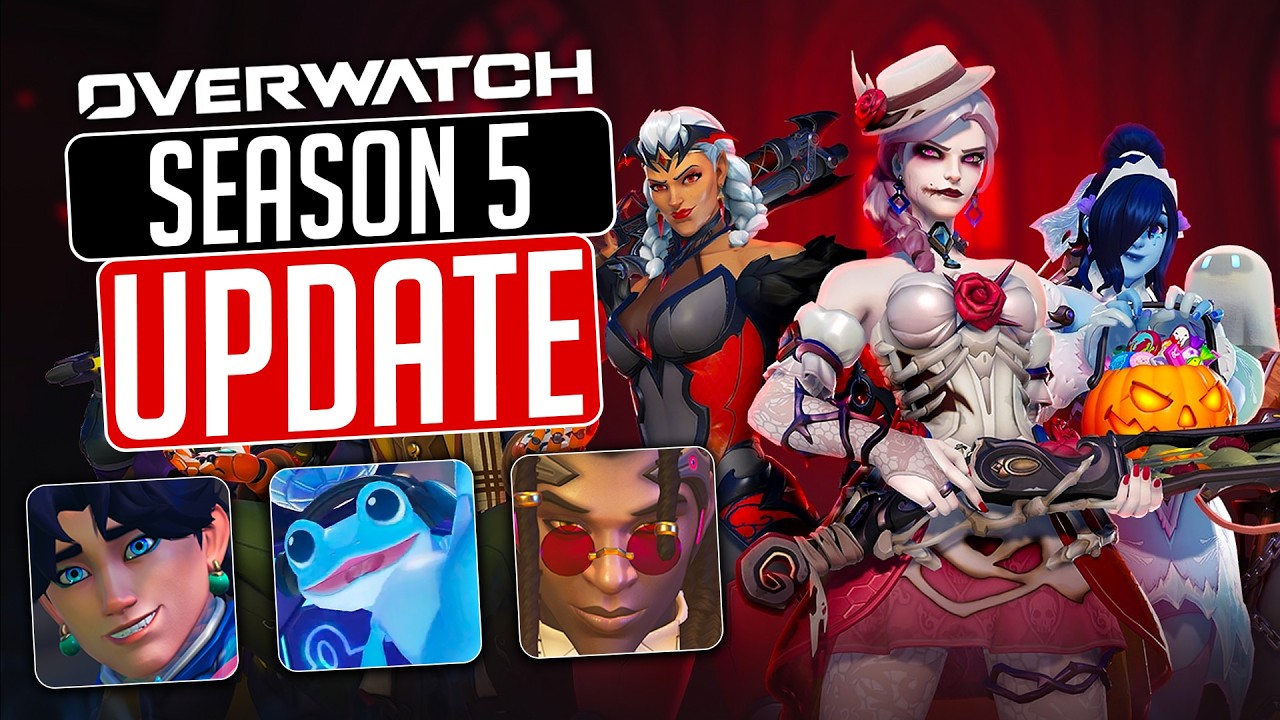 5-й сезон Overwatch: переработка мифического персонажа Лусио, Родхога и Сомбры, а также обновлени...