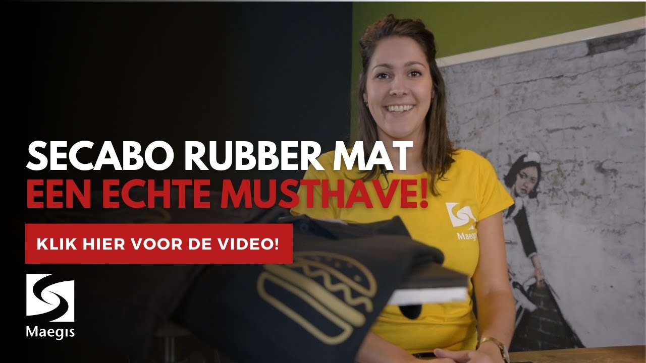 Flex op textiel met knopen, ritsen, dikke naden bedrukken met behulp van de Secabo rubber mat