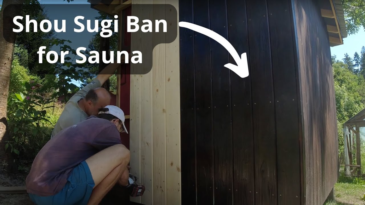 Sauna exterior boards – Shou Sugi Ban (Ep. 5)