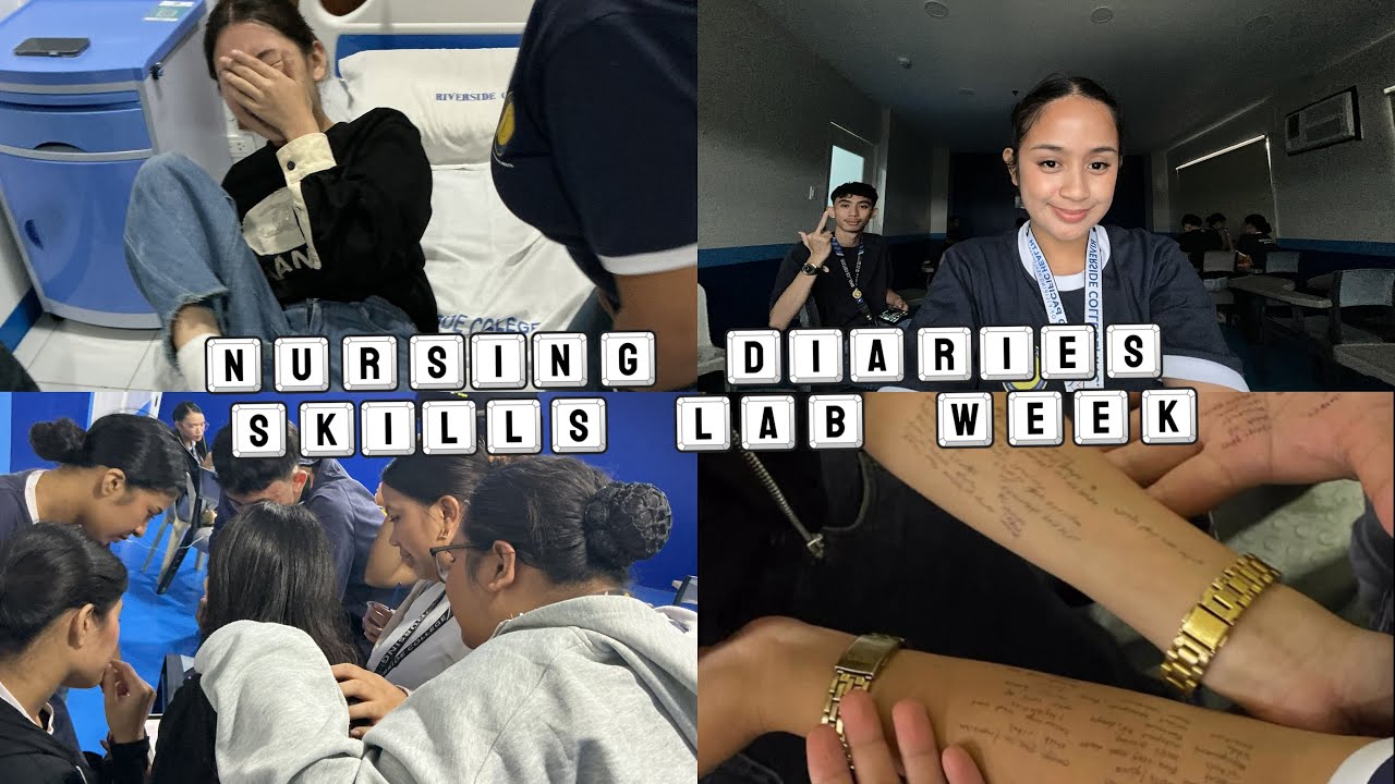 ⋆˚꩜｡ nursing diaries—skills lab week!