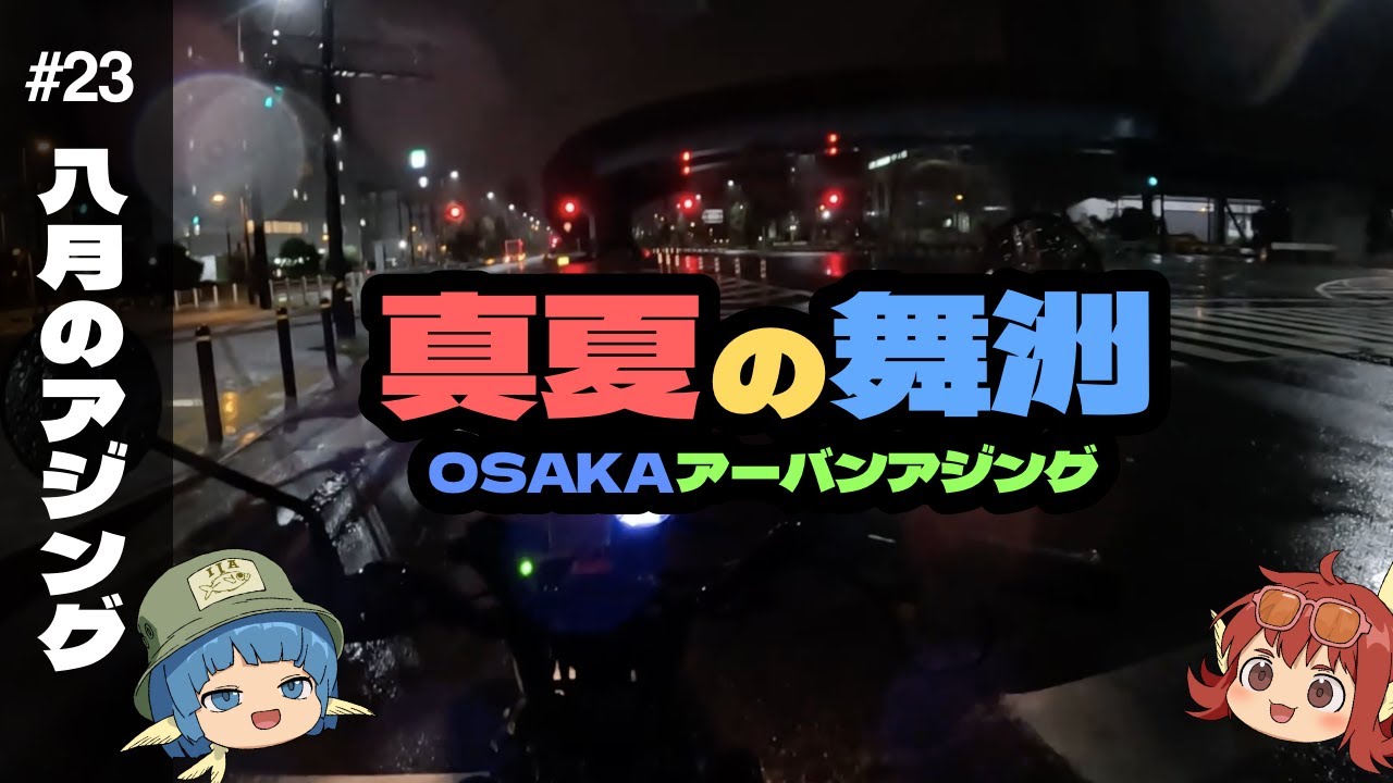 真夏の舞洲 OSAKAアーバンアジング #23 釣行録 - 8/1～8/31【アジング】