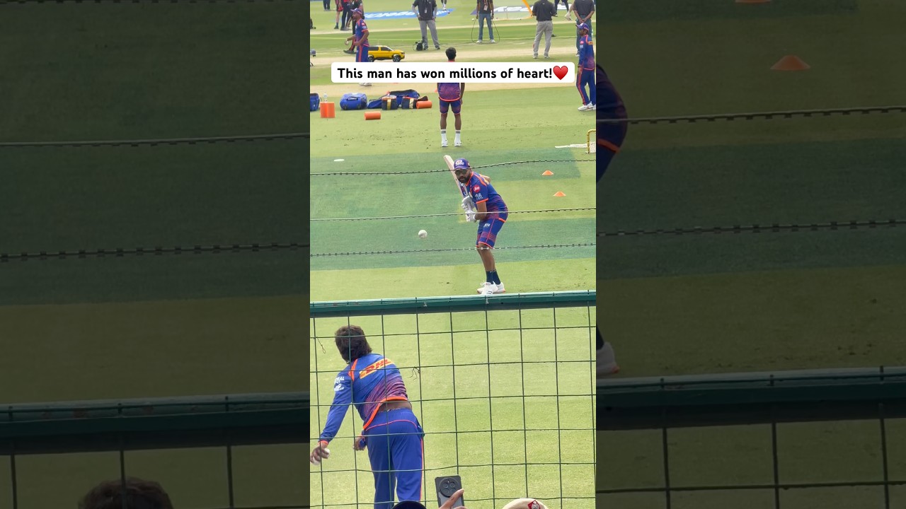 Rohit Sharma&rsquo;s COMEBACK after Injury 💀🏏 #rohitsharma #shorts #mivslsg