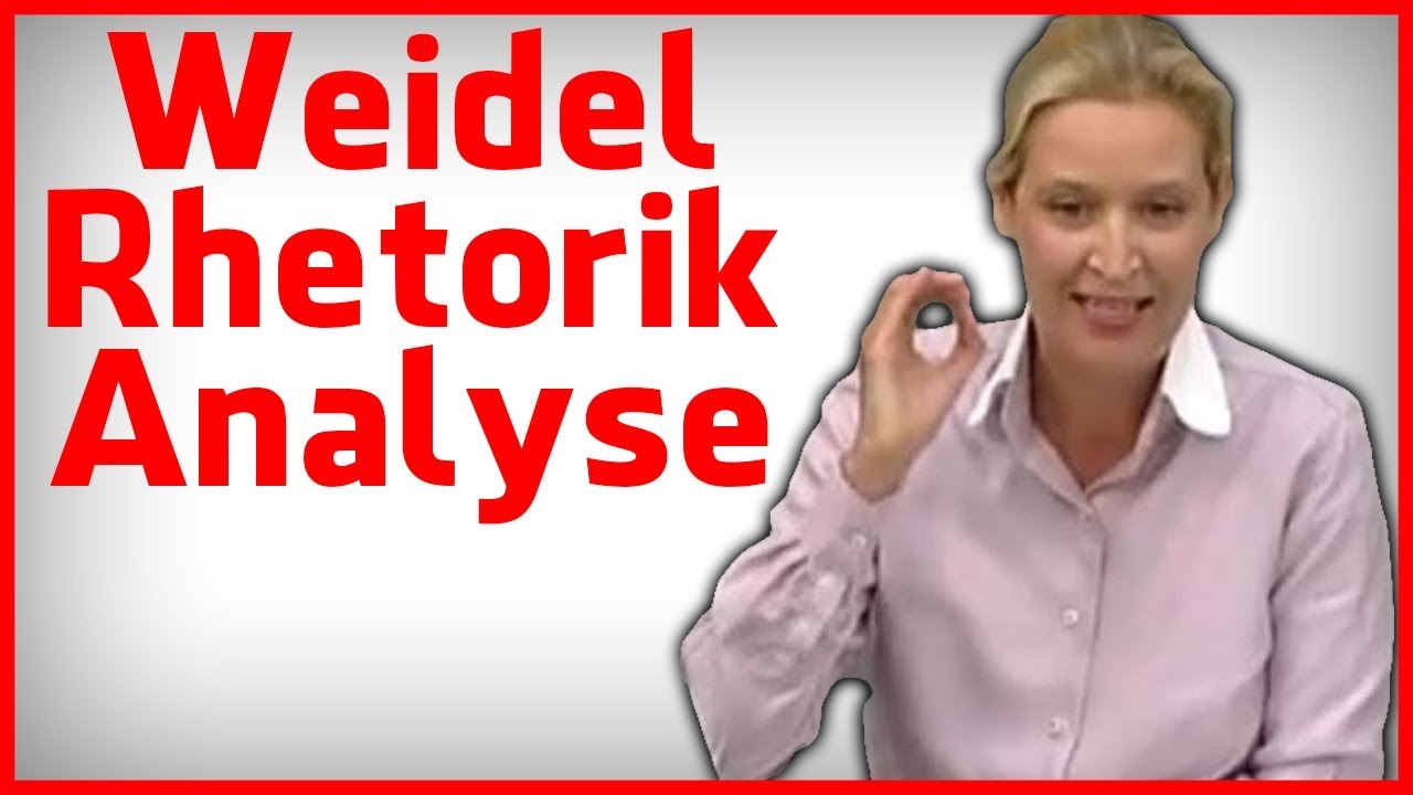 Alice Weidel Rhetorik Analyse - 