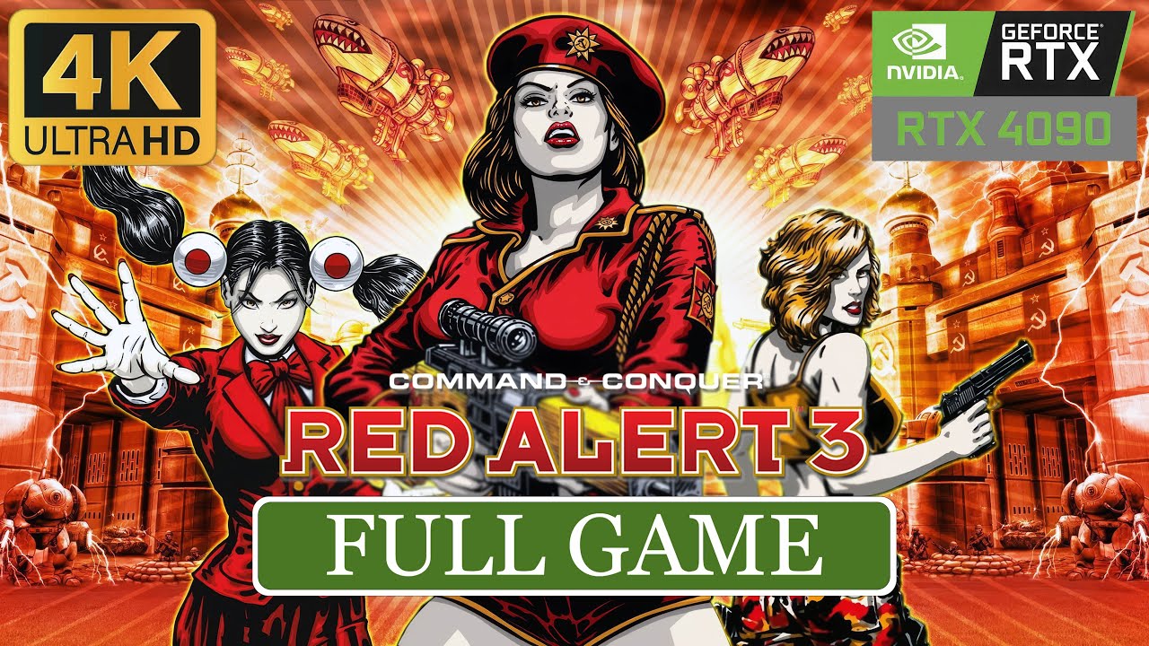 Command & Conquer: Red Alert 3 &ndash; Full Game Walkthrough [RTX 4090 4K 60FPS] -No Commentary