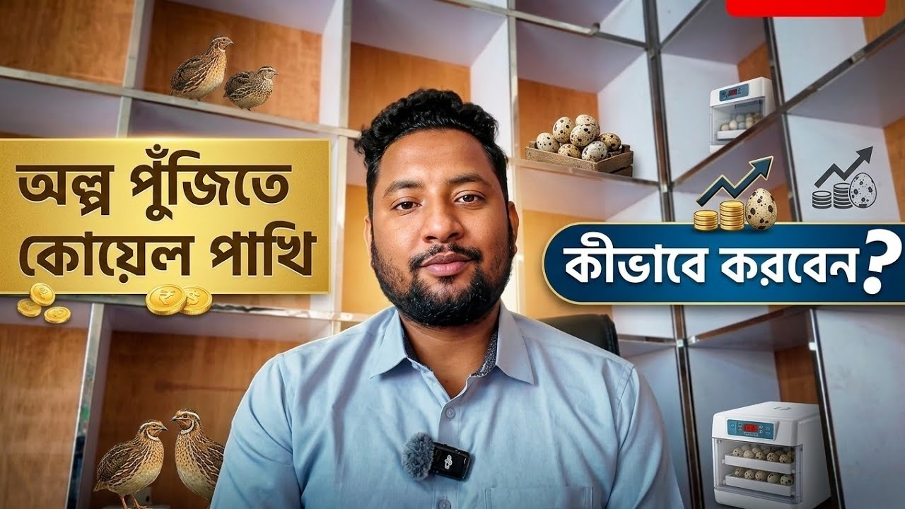 কম টাকায় কোয়েল পাখির খামার শুরু করবেন কিভাবে? সম্পূর্ণ গাইড