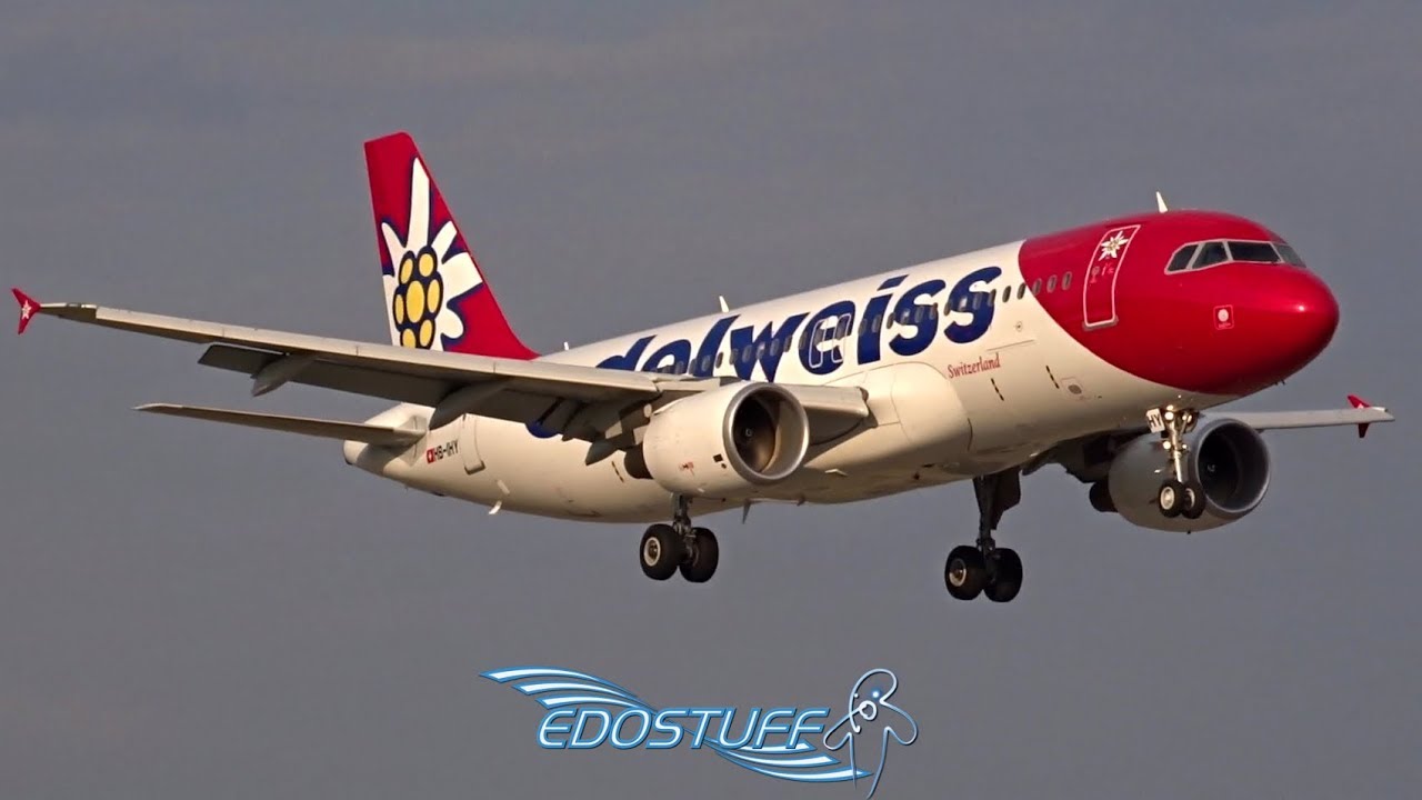 Edelweiss Air - Airbus A320-214 HB-IHY- Landing at Split Airport LDSP/SPU