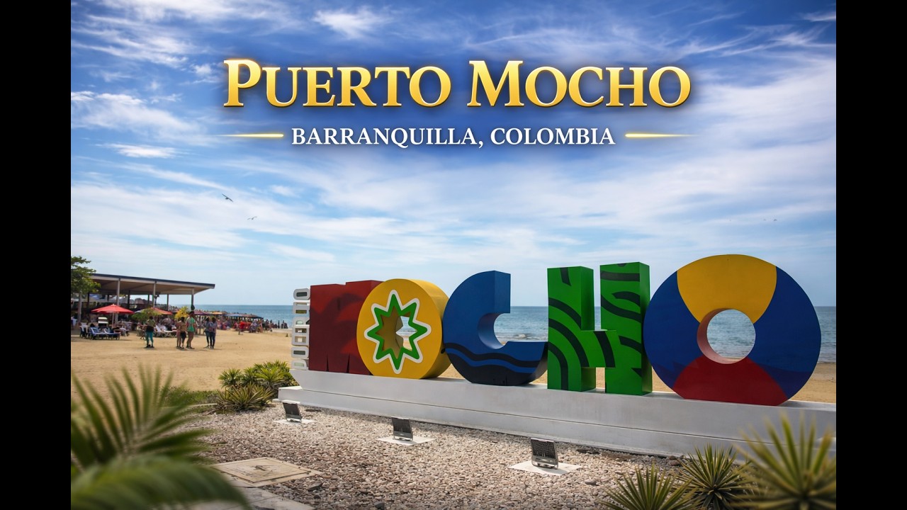☀️🏖️ 🍃 Puerto Mocho, Barranquilla | A Calm Walk by the Caribbean Sea