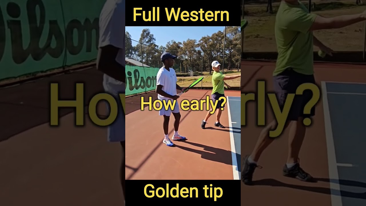 Full Western Forehand Grip Golden Tip 👌#Forehandtip