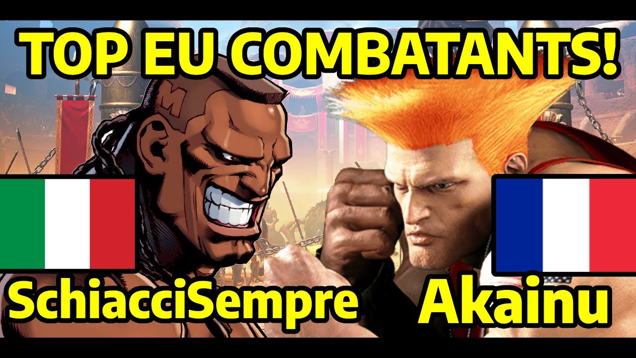 💥STREET FIGHTER 6 ➥ SchiacciSempre (DEE JAY) VS. Akainu (GUILE ガイル) 4K MASTER RANKS 💥