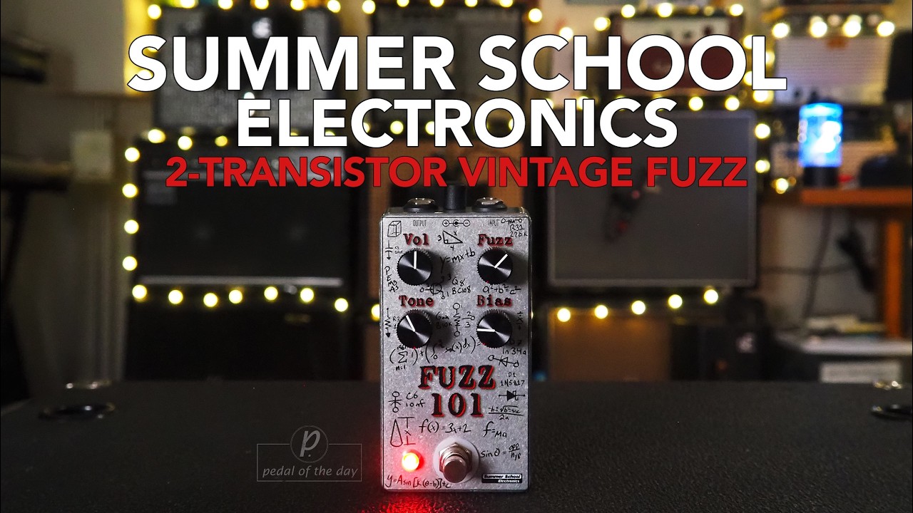 Summer School Electronics // Fuzz 101 Classic Fuzz Pedal (Demo)